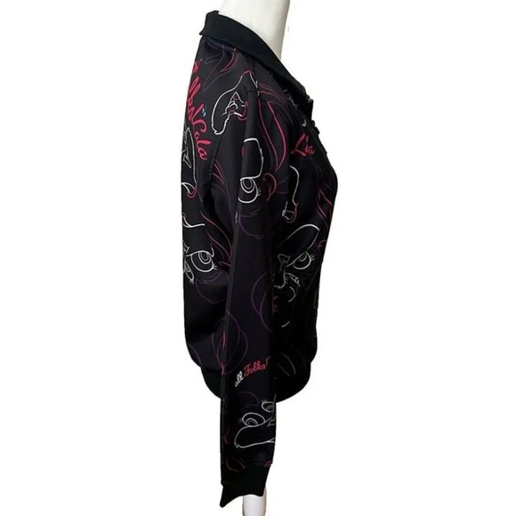 Looney Tunes Lola Bunny Space Jam Cartoon Black Graphic Full Zip Jacket 90s y2k - Picture 4 of 9